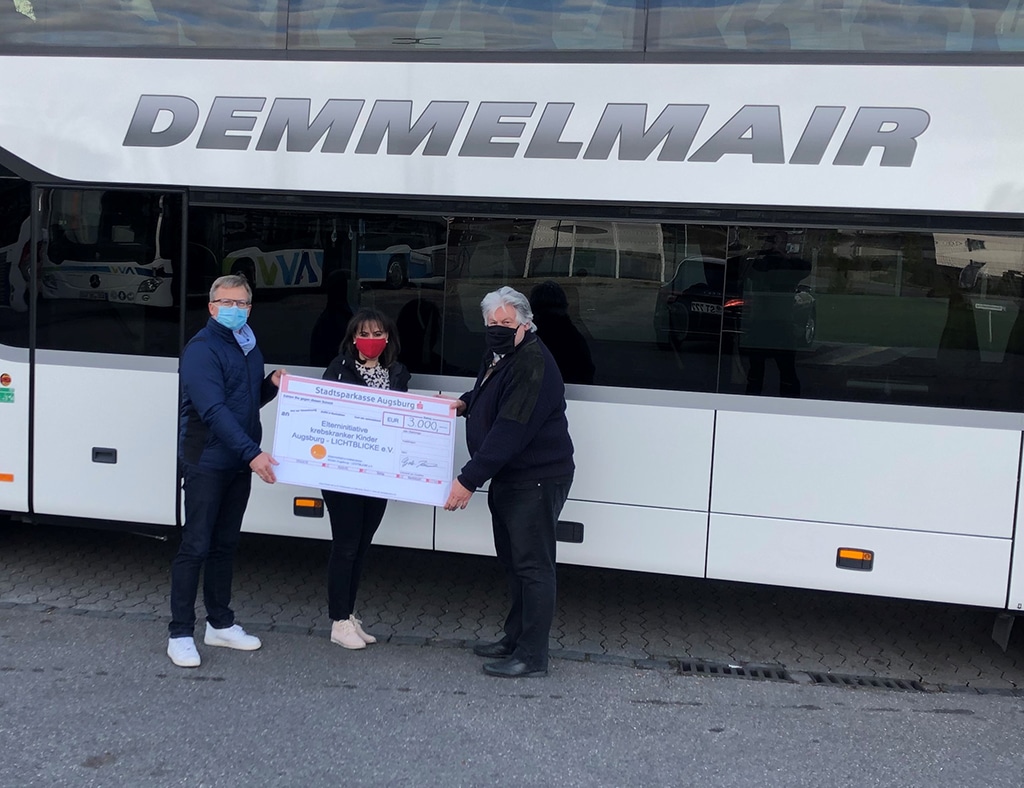 Auch in diesem Jahr hat das Friedberger Omnibusunternehmen Demmelmair zur Weihnachtszeit auf Geschenke an Kunden und Fahrgäste verzichtet.