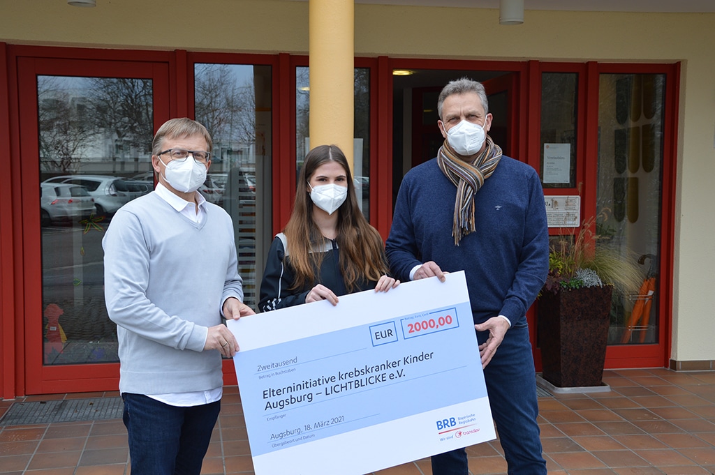 Die Triebfahrzeugführer der BRB aus dem Netz Ostallgäu-Lechfeld haben unseren Spendentopf jetzt um 2.000 Euro erhöht.